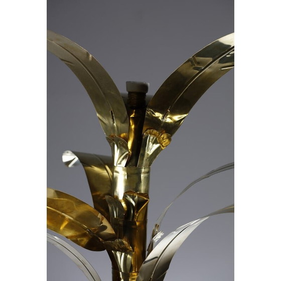 Image 1 of Vintage palmboom messing vloerlamp van Bottega Gadda, Italië 1960