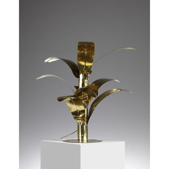 Image 1 of Vintage palmboom messing vloerlamp van Bottega Gadda, Italië 1960