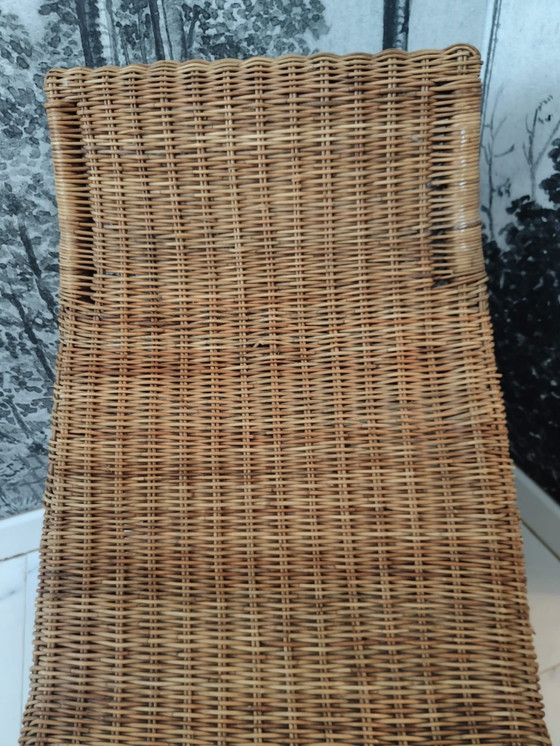 Image 1 of Karlskrona Karl Malmvall Rotan Lounge Chair Ikea 