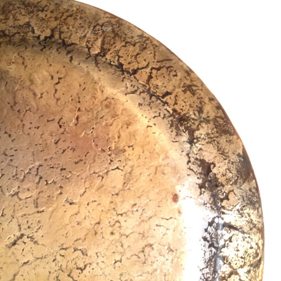 Image 1 of Vintage handgemaakt Moors rond koperen dienblad