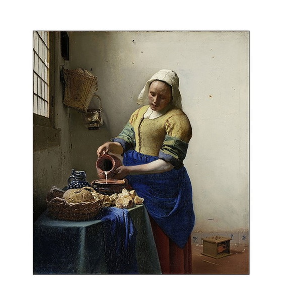 Image 1 of Johannes Vermeer---Het Melkmeisje