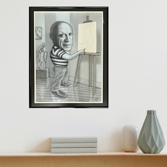 Image 1 of Carlos Cartagena Pablo Picasso is een pin-up