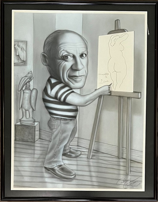 Carlos Cartagena Pablo Picasso is een pin-up