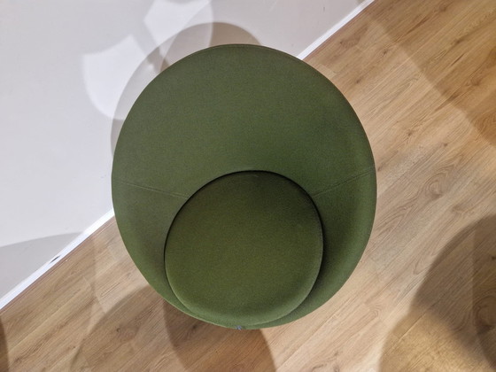 Image 1 of 4X Allermuir Conic Stoelen - Tafel - Design - Groen - Wit