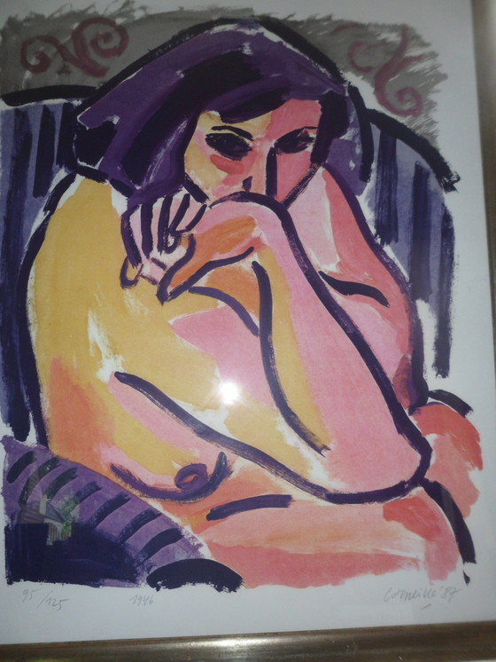 Image 1 of Corneille (1922-2010) Litho naar Matisse , Wanda - 1987.