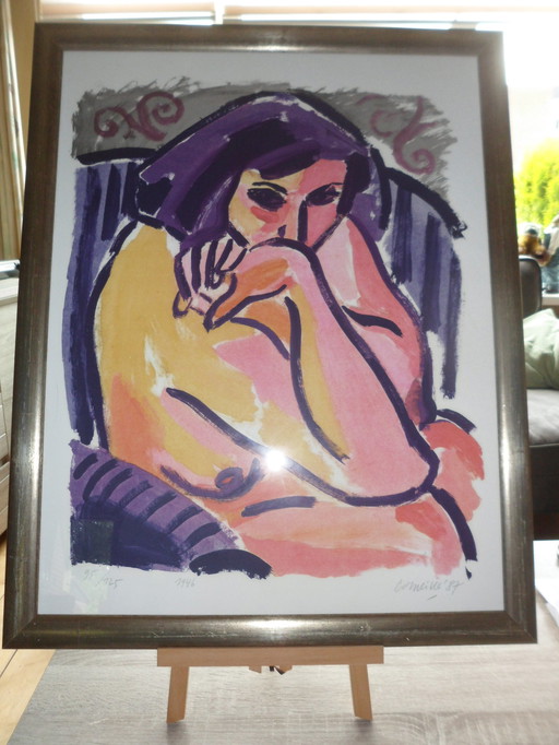 Corneille (1922-2010) Litho naar Matisse , Wanda - 1987.