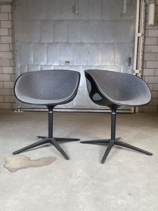 2X Fritz Hansen Rin Chair