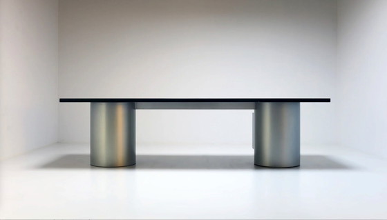 Image 1 of Jo Crepain Desk In Alu Look Manufactured By Timber Nv