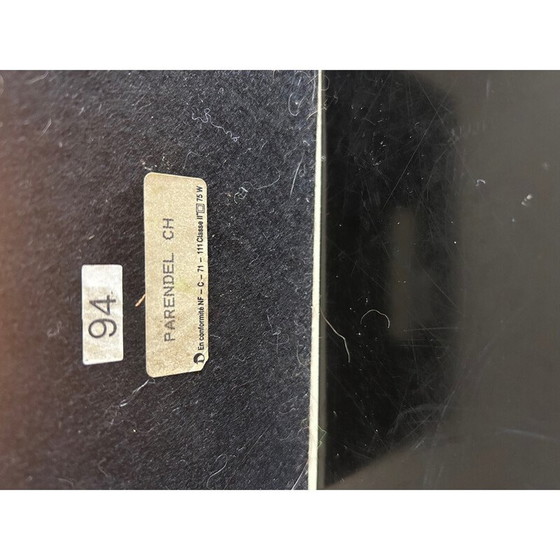 Image 1 of Vintage beige en gouden lamp voor Maison le Dauphin, 1970