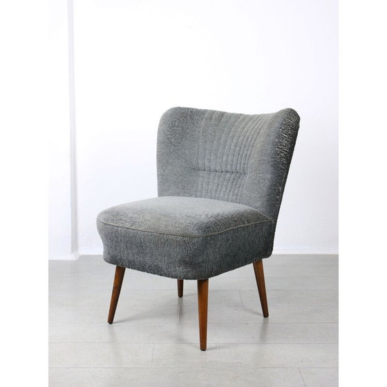 Image 1 of Paar vintage Art Deco cocktail fauteuils in blauw