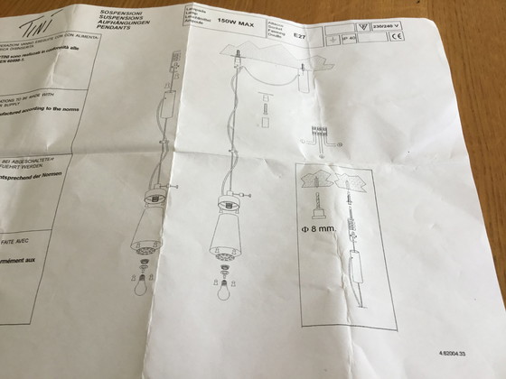 Image 1 of 2x Martini hanglamp