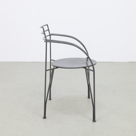 Image 1 of Postmodern fauteuil “Lune d'Argent” van Pascal Mourgue voor Fermob, jaren 80