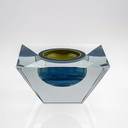 Oiva Toika, Geslepen kristalglas Art-Object, Model 3101, Nuutajärvi-Notsjö ca. 1990