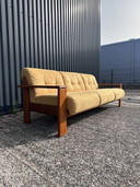 Vintage 3 zits teak bank