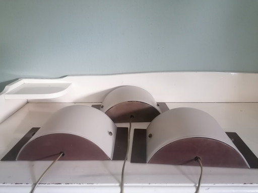 3x Vintage Italiaanse wandlamp