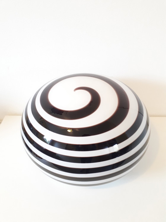 Image 1 of design lamp swirl zebra light