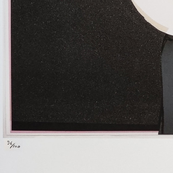 Image 1 of Vintage Andy Warhol "Mickey Mouse" Limited Edition lithografie door Leo Castelli