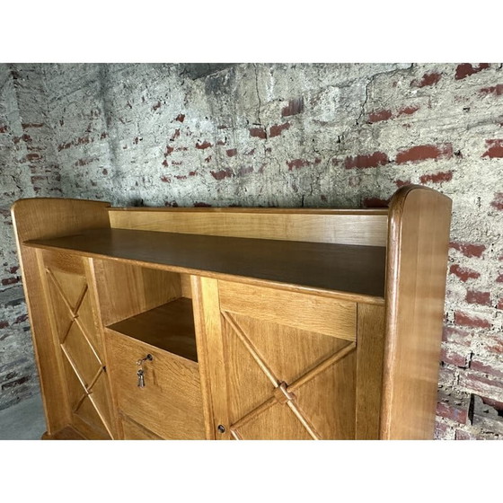 Image 1 of Vintage eikenhouten secretaire, 1950