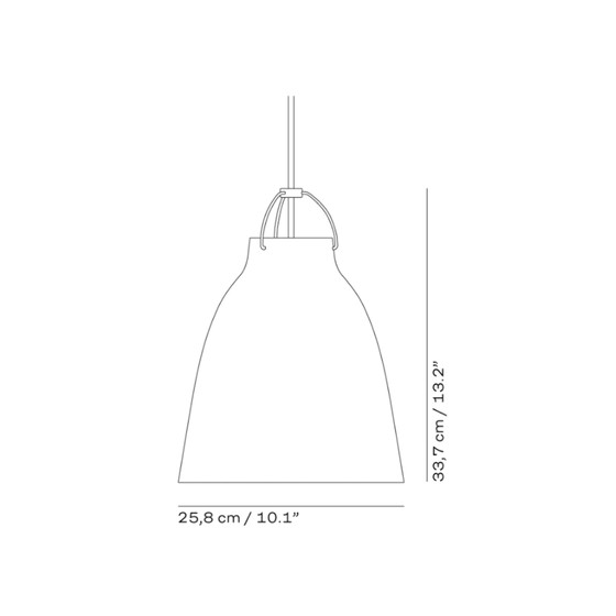 Image 1 of 2x Design hanglampen Fritz Hansen Caravaggio P2