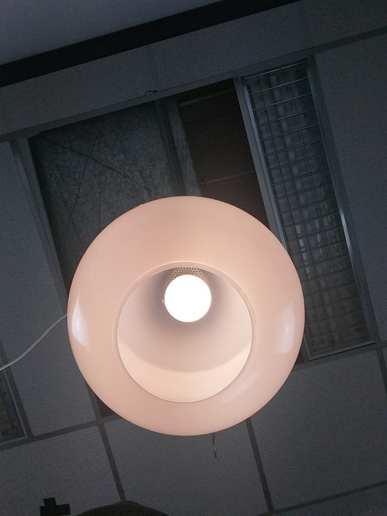 Image 1 of 2 X Peill En Putzler Opaline Glazen Hanglampen 1960'S 