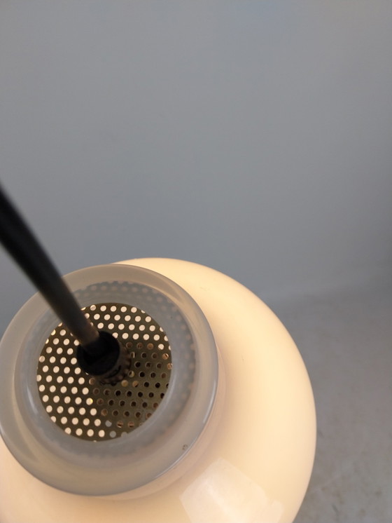 Image 1 of 2 X Peill En Putzler Opaline Glazen Hanglampen 1960'S 