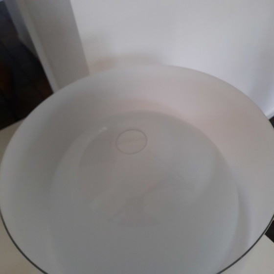 Image 1 of Vintage tafellamp opaalglas.