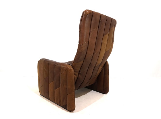 Image 1 of De Sede DS 50 patchwork leren fauteuil