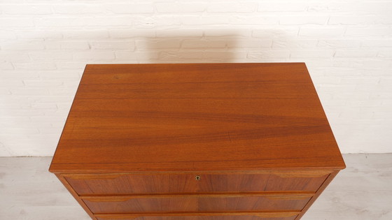 Image 1 of Vintage Deense Ladekast | Teak | 6 Lades | 121 Cm