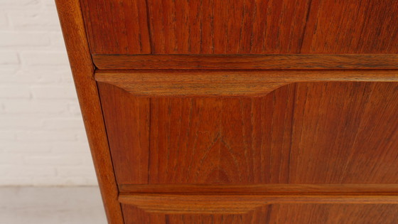 Image 1 of Vintage Deense Ladekast | Teak | 6 Lades | 121 Cm