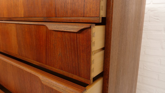 Image 1 of Vintage Deense Ladekast | Teak | 6 Lades | 121 Cm