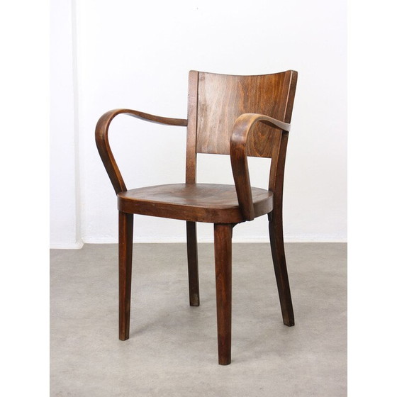 Image 1 of Vintage model B47 fauteuil in gebogen hout van Michael Thonet, 1920