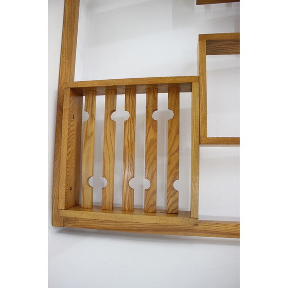 Image 1 of Vintage kamerscherm van essenhout, Tsjechoslowakije 1970