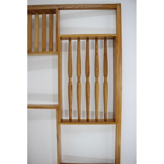 Image 1 of Vintage kamerscherm van essenhout, Tsjechoslowakije 1970