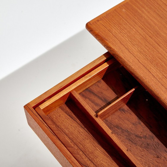 Image 1 of Vintage Kai Kristiansen teakhouten naaitafel voor Vildbjerg Møbelfabrik, 1960