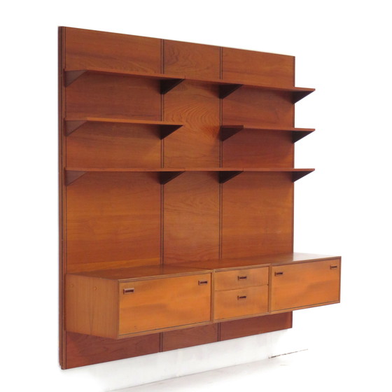 Image 1 of Vintage wandsysteem wandmeubel