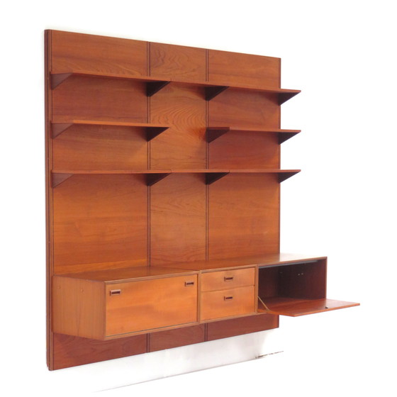 Image 1 of Vintage wandsysteem wandmeubel