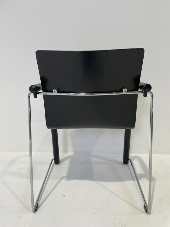 Image 1 of 6x Thonet eetkamerstoelen/vergaderstoelen