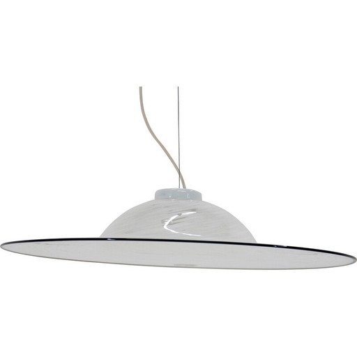 Vintage Murano glazen hanglamp, Italië 1980