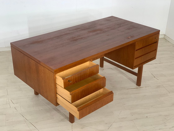 Image 1 of Omann junior teak bureau model 76