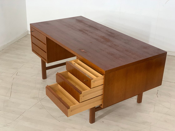 Image 1 of Omann junior teak bureau model 76