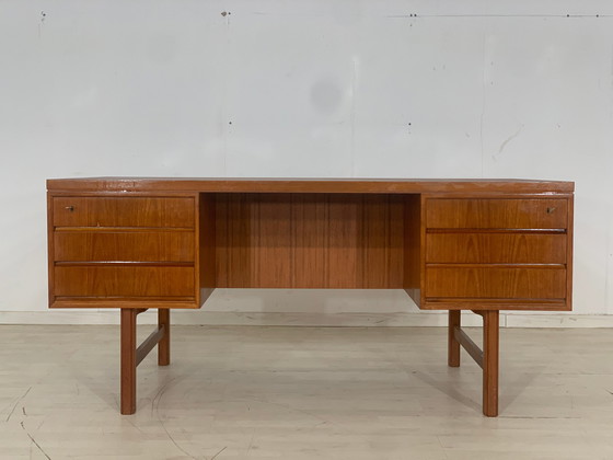 Image 1 of Omann junior teak bureau model 76