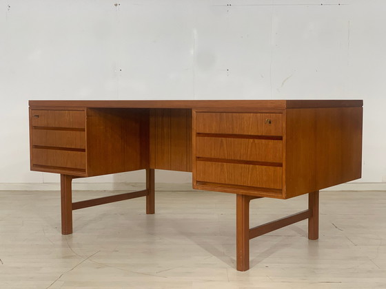 Image 1 of Omann junior teak bureau model 76