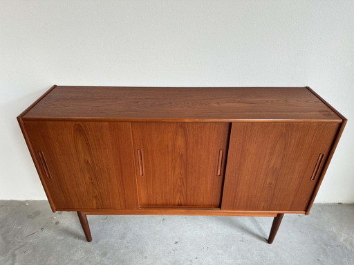 Vintage Highboard 3 Schuifdeuren 