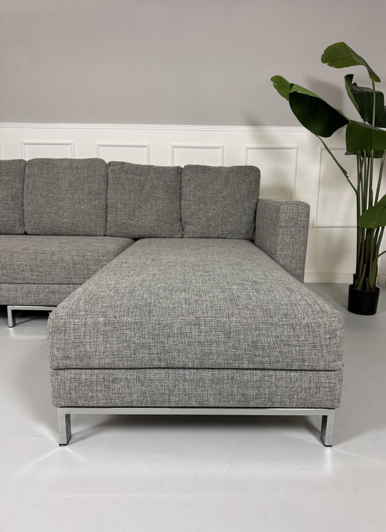 Image 1 of Brühl Fourtwo Designer Sofa Stoffen Bank Bed Vier Twee Grijs