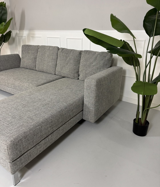 Image 1 of Brühl Fourtwo Designer Sofa Stoffen Bank Bed Vier Twee Grijs