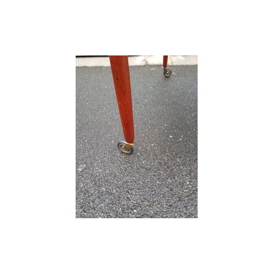 Image 1 of Vintage Scandinavische serveertafel in teakhout