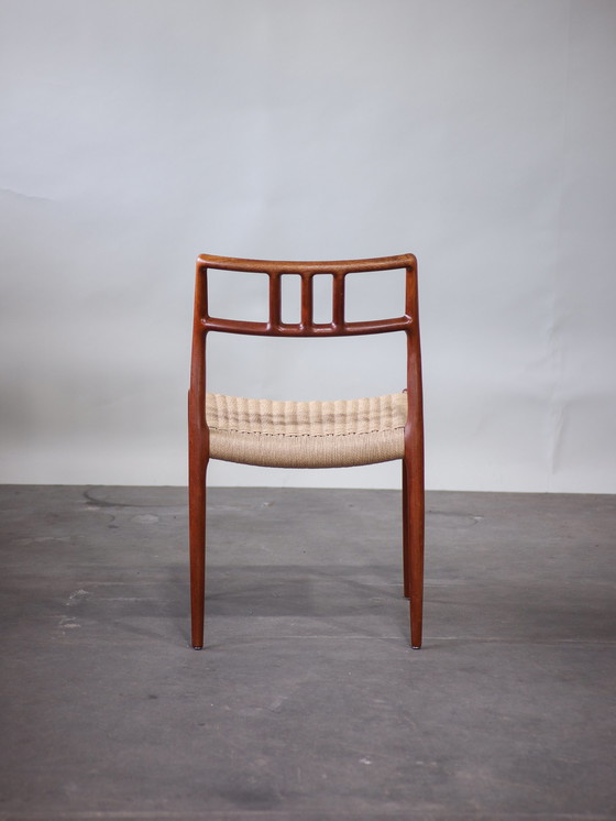 Image 1 of 6x N.O. Møller 79 eetkamerstoelen Deens design teak