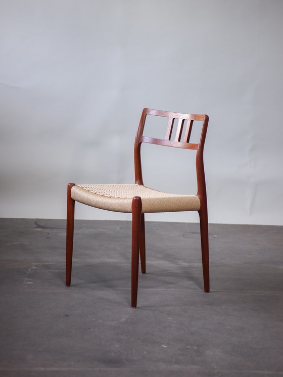 Image 1 of 6x N.O. Møller 79 eetkamerstoelen Deens design teak