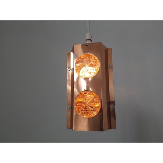 Image 1 of Vintage hanglamp Vitrika, Denemarken 1960