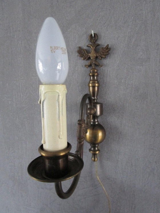 Image 1 of Vintage Wandlamp Art Nouveau Stijl